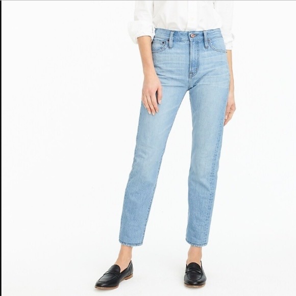 J. Crew Denim - J Crew Point Sur High rise light wash retro straight Jean